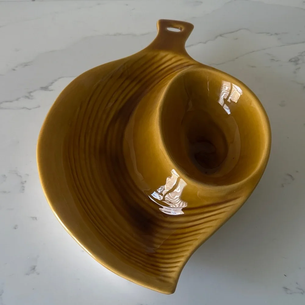 Mid Century Modern Florence Leaf Dish California
